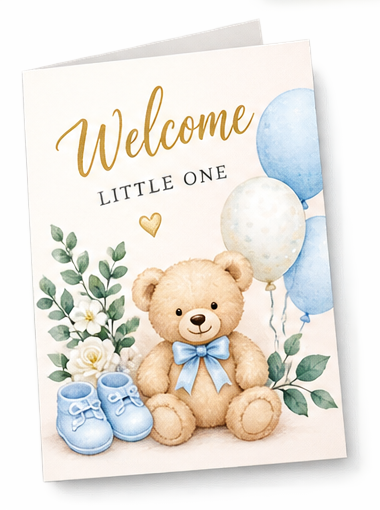 New baby greeting card